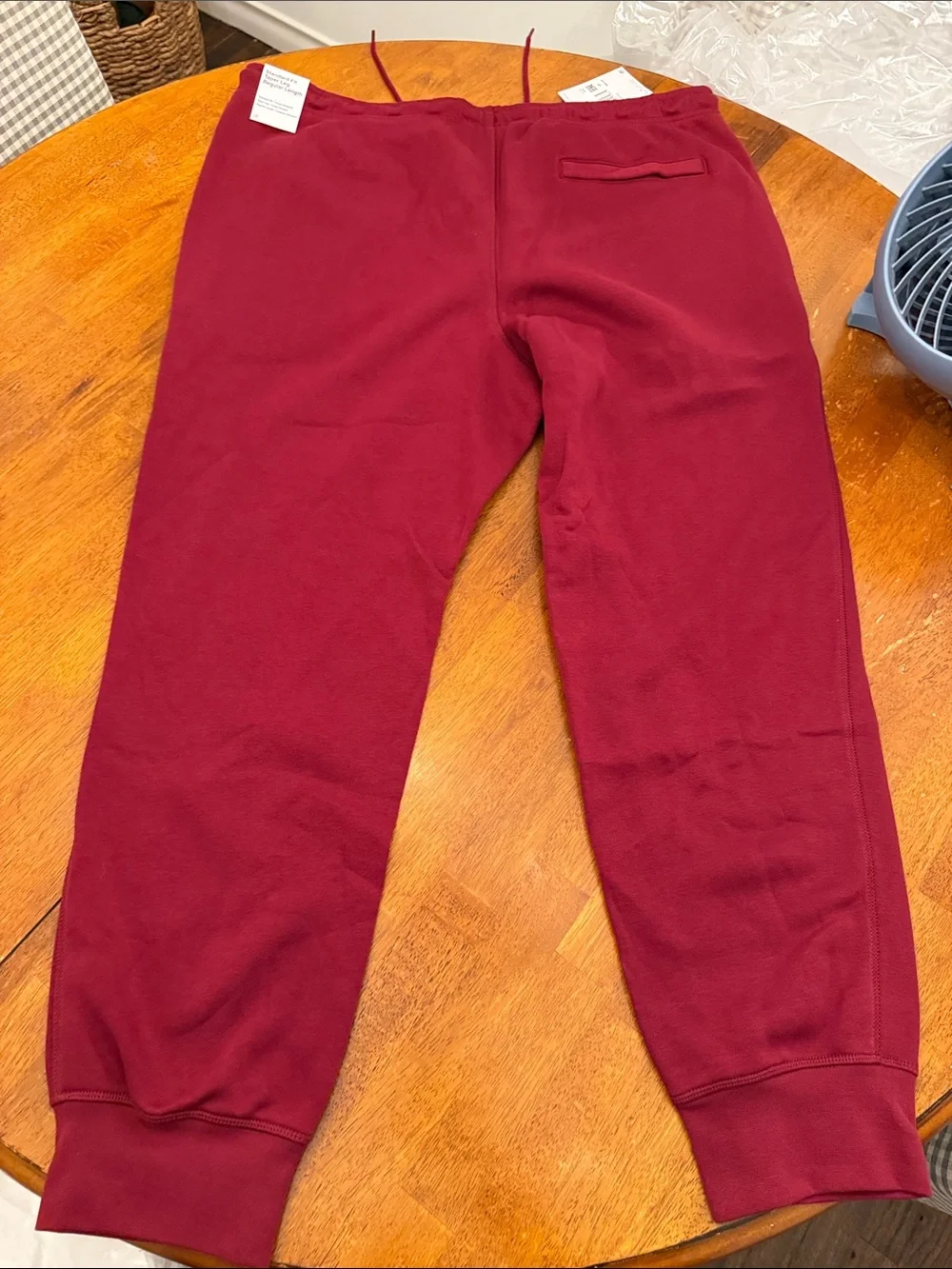 Nike Club Red Jogger Pants Futura Logo Men's Size XXL Tapered Leg FN3094-677